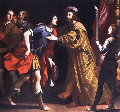 The Leave-Taking of Cato Uticensis by Ercole Gennari
