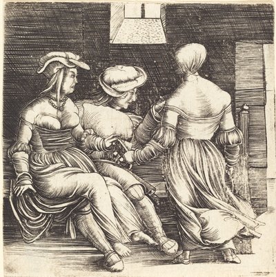 Young Man and Maids by Erhard Altdorfer