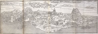 A Panoramic View of Candia by Erhard Reuwich