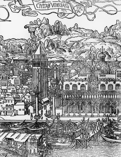 Venice, woodcut by Erhard Reuwich (1455-1490), Italy by Erhard Reuwich