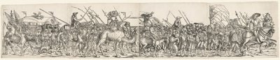 Army Train and Death by Erhard Schon