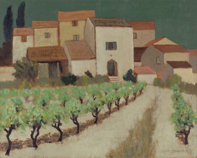 Vineyard, Provence by Eric Contemporary Artist Hains
