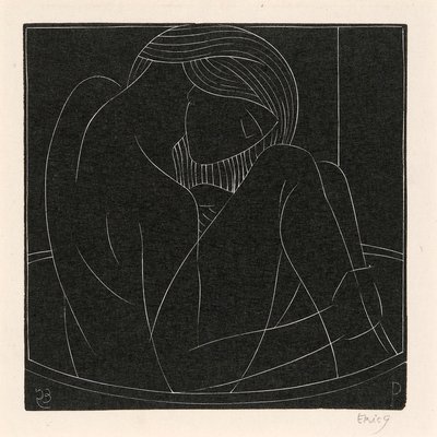 Girl in the Bath by Eric Gill