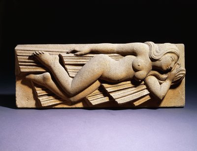 Model for Sculpture: The South Wind by Eric Gill