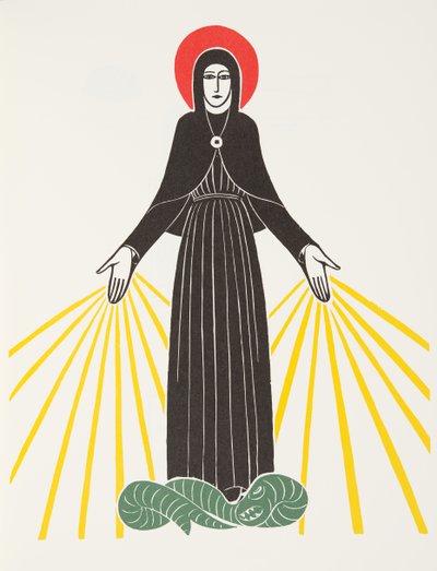 Our Lady of Lourdes by Eric Gill