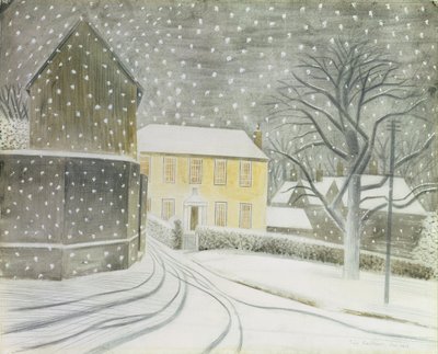 Halstead Road in Snow by Eric Ravilious