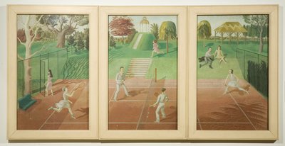 Tennis by Eric Ravilious