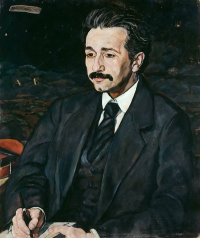 Portrait of Albert Einstein by Erich Büttner