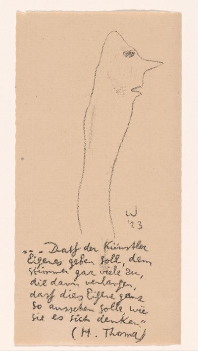 Caricature Figure by Erich Wichmann