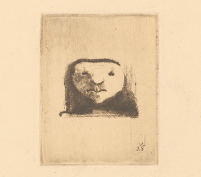 Two heads in oval by Erich Wichmann