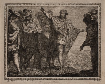 Canute the Great and His Courtiers by Erik Pauelsen