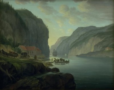 Svinesund near Frederikshald in Norway by Erik Pauelsen