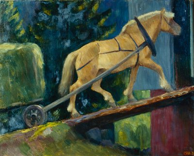 Barn Bridge by Erik Theodor Werenskiold