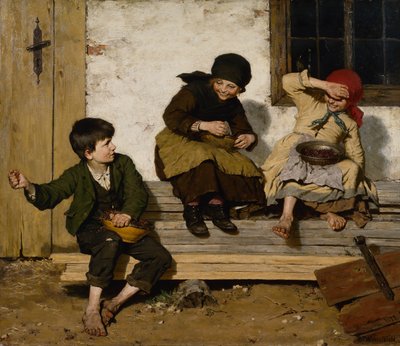 Playing Children by Erik Theodor Werenskiold