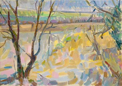 The Flooded Cherwell from Rousham II by Erin Townsend