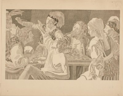 The Players by Erling Eckersberg