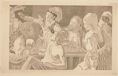 The Players by Erling Eckersberg