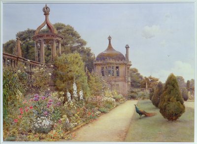 The Gardens at Montacute, Somerset by Ernest Arthur Rowe