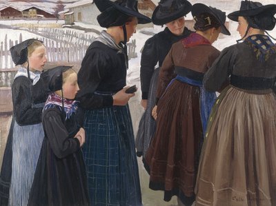 On the Way to Church by Ernest Bieler