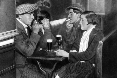 A Foursome in a Bal-Musette, Paris by Ernest Flammarion