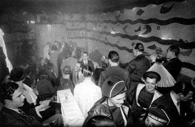 A tavern at Montparnasse, Paris, 1931 by Ernest Flammarion