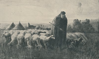 The Picardy Shepherd, 1919 by Ernest George Beach