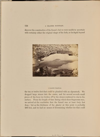 A Glacier Fountain by Ernest H. Edwards