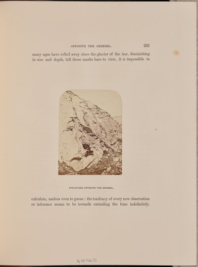 Striations opposite the Grimsel by Ernest H. Edwards