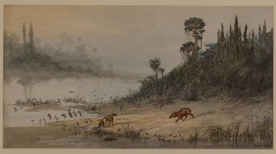 Landscape, 1871 by Ernest Henry Griset
