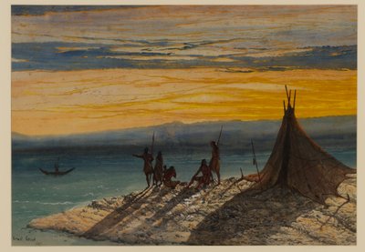 Prehistoric Landscape, 1869 by Ernest Henry Griset
