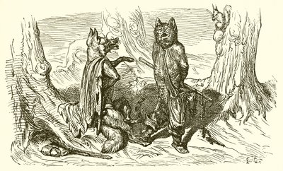 The Cat and the Fox by Ernest Henry Griset