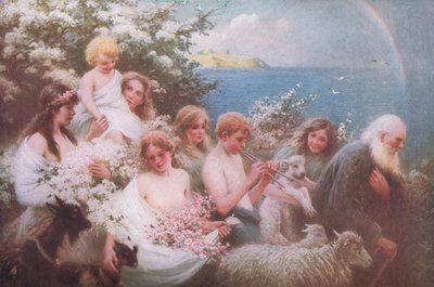 Spring following Winter (Bibbys Annual) by Ernest Higgins Rigg