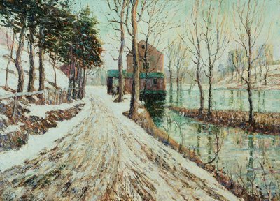 Melting Snow by Ernest Lawson