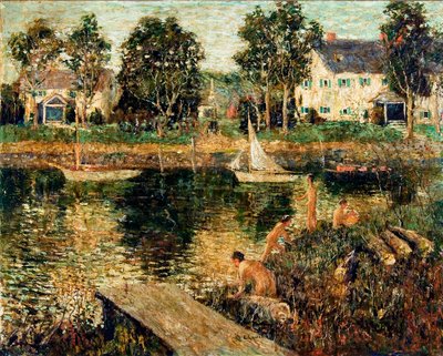 Swimming Hole by Ernest Lawson