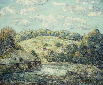 The Old Mill, Wilton, Connecticut by Ernest Lawson