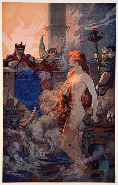 Ishtar in Hades, 1915 by Ernest Wellcousins