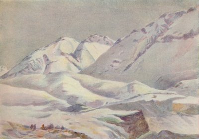 The Andes, 1916 by Ernest William Christmas