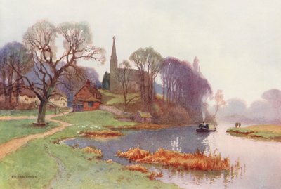 River Thames: Clifton Hampden by Ernest William Haslehust