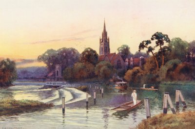 River Thames: Marlow by Ernest William Haslehust