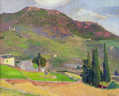 Mont Ste. Victoire by Ernest Yarrow Jones