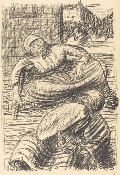 Street in Warsaw by Ernst Barlach