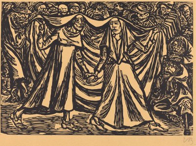 The Dance of Death II, 1921 by Ernst Barlach