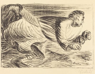 The Raging Barbarian by Ernst Barlach