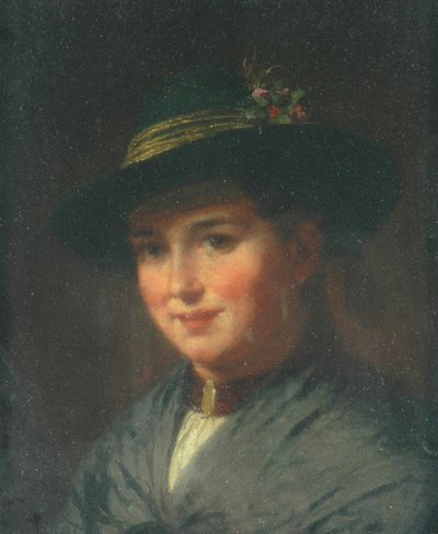 A Peasant Girl by Ernst Bosch