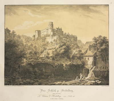 Six Views of Heidelberg Castle: Eastward by Ernst Fries