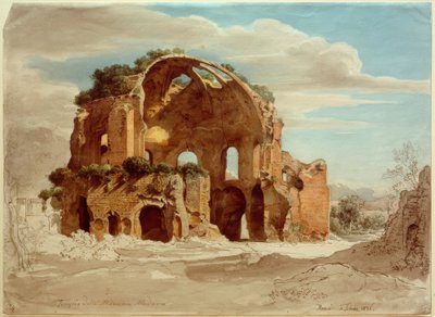 Temple of Minerva Medici by Ernst Fries