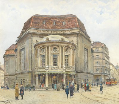 The Vienna Stadttheater, 1924 by Ernst Graner