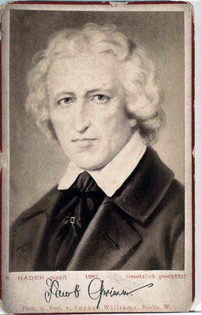 Portrait of Jacob Grimm by Ernst Hader