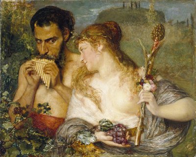 Nymph and Faun by Ernst Josephson