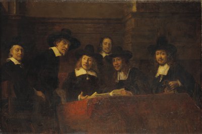 Staalmeesters, After Rembrandt by Ernst Josephson